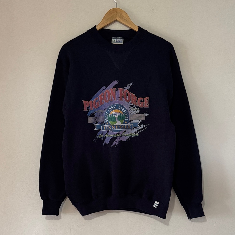Vintage Pigeon Force Smoky Mountains Tennessee Crewneck / 90s / Medium